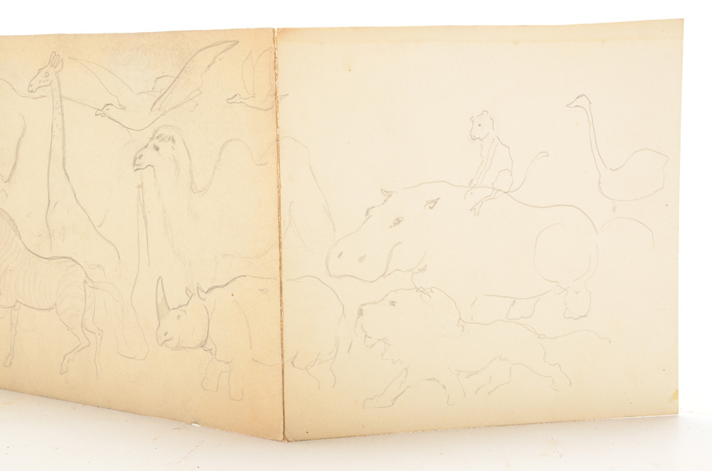 Paul Ashbrook Original Mixed Media Illustration "Noah's Ark"