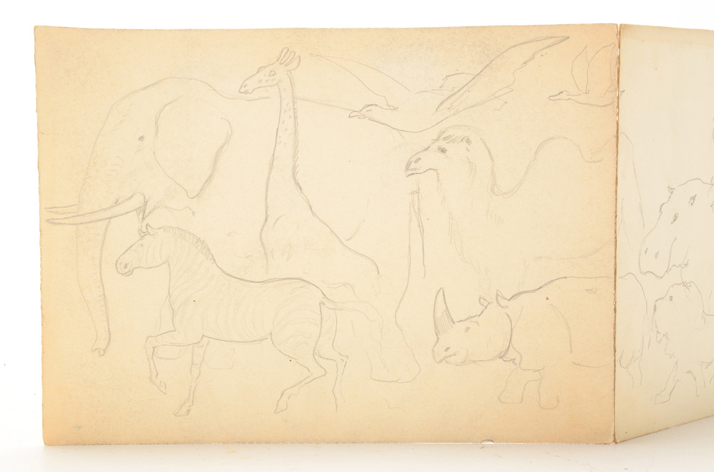 Paul Ashbrook Original Mixed Media Illustration "Noah's Ark"