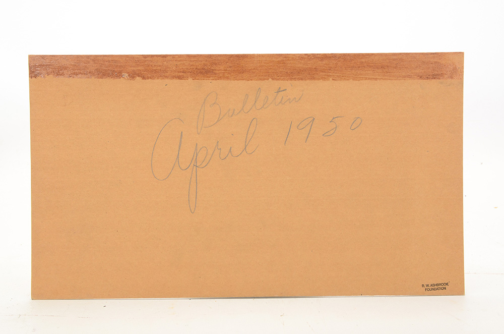 Paul Ashbrook Original 1950 Ink Illustration