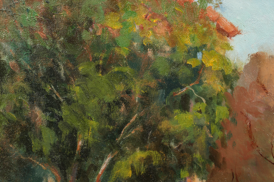 Trish Kertes Oil Painting on Canvas "Arroyo Poppies"