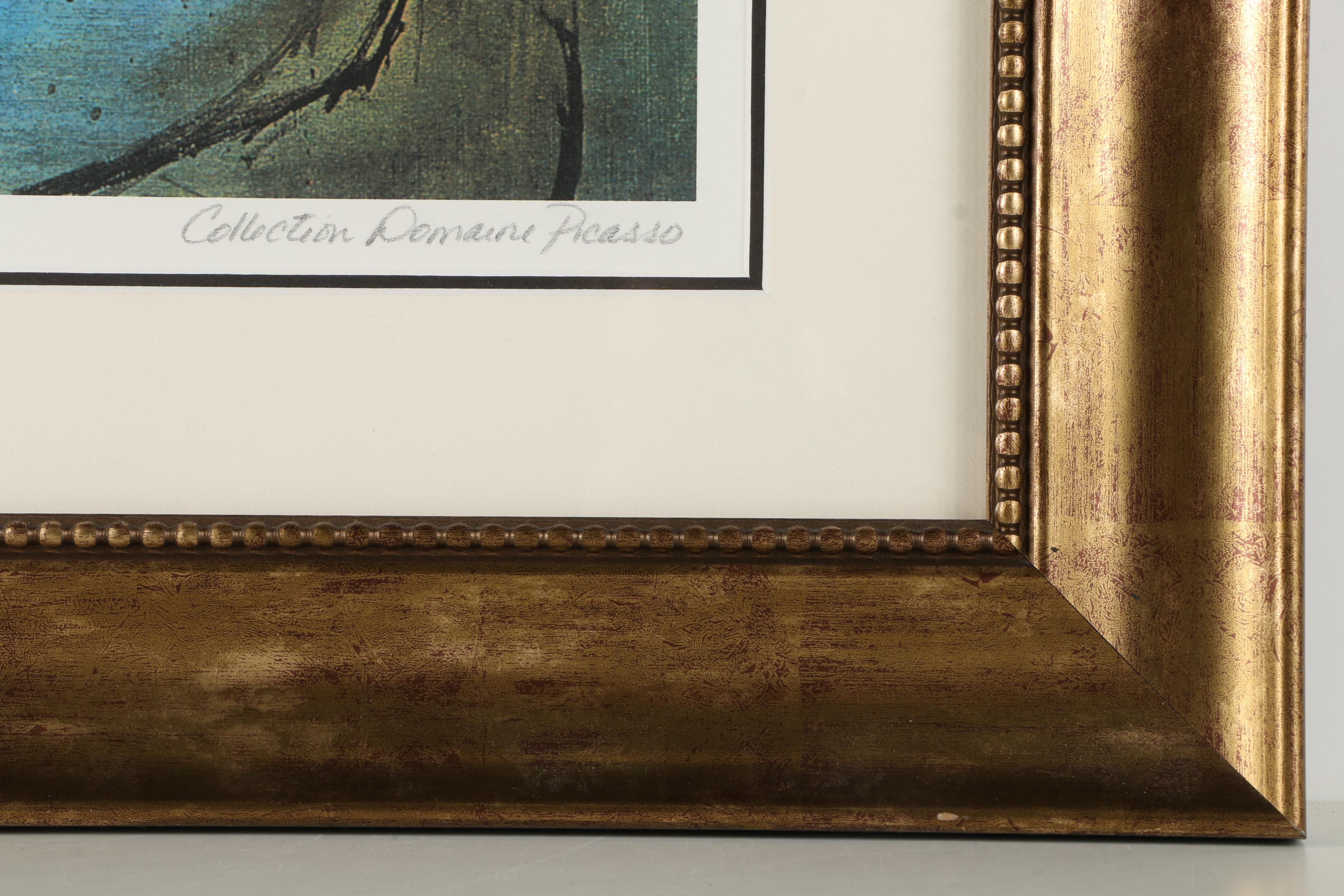 Limited Edition Giclee on Paper after Picasso "Harlequin"