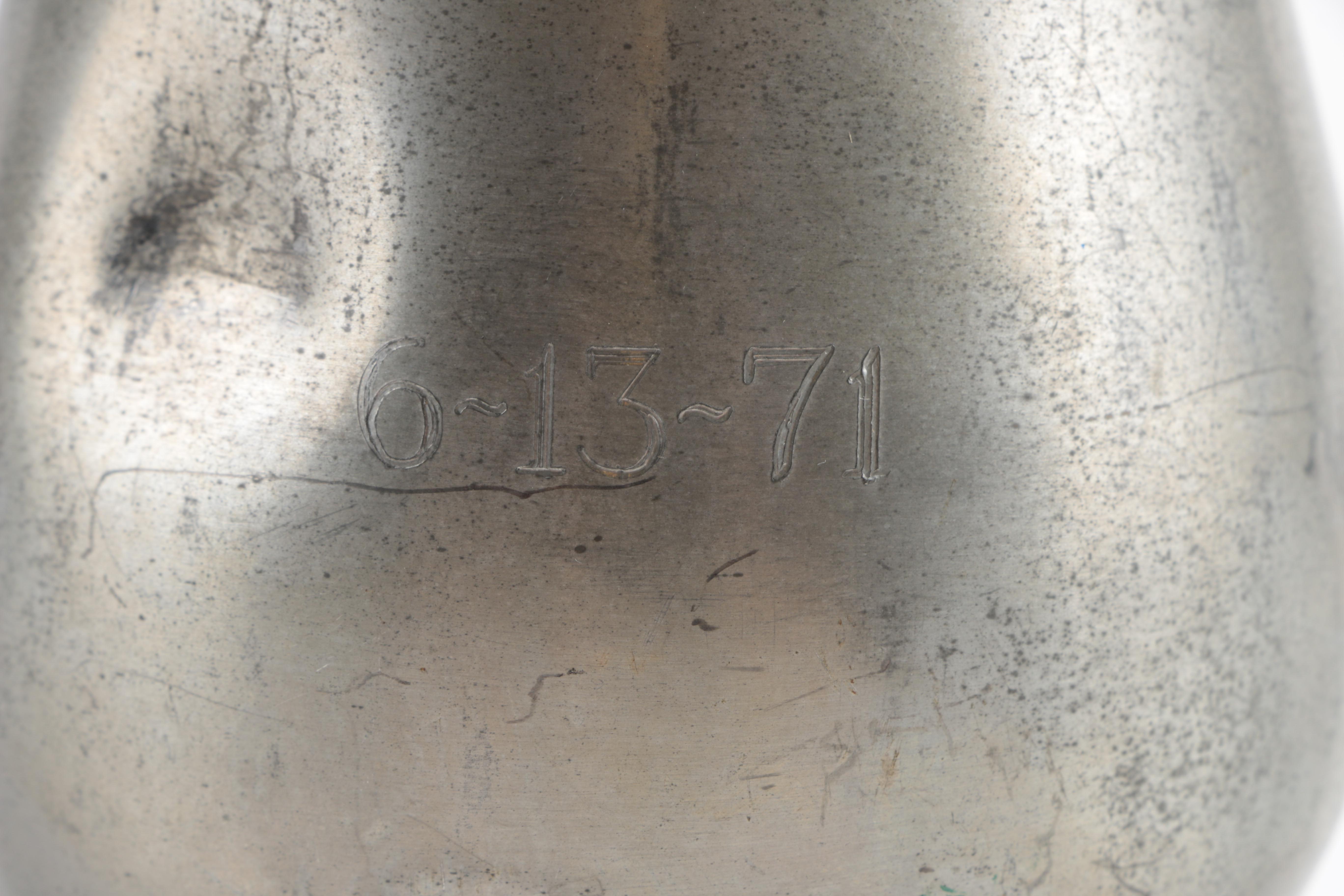 Pewter Table Decor Including Leonard From Bolivia