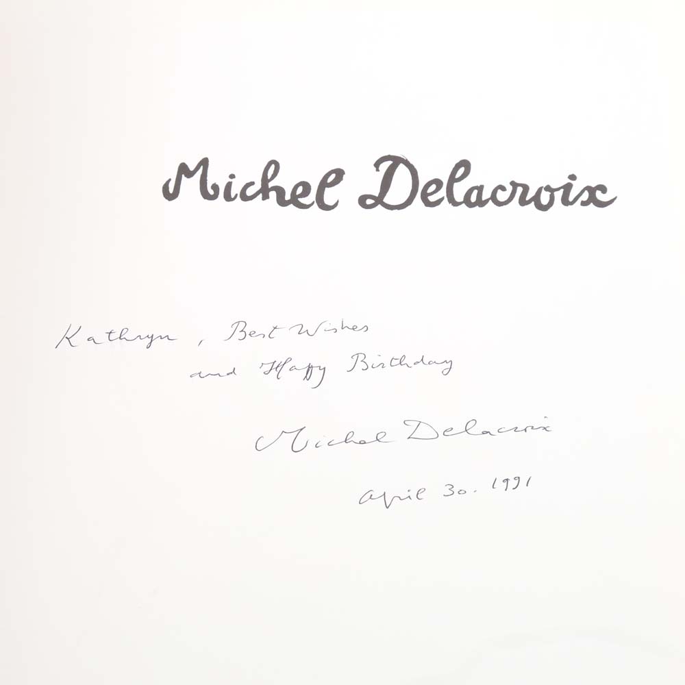 Signed First Edition "Michel Delacroix's Paris"