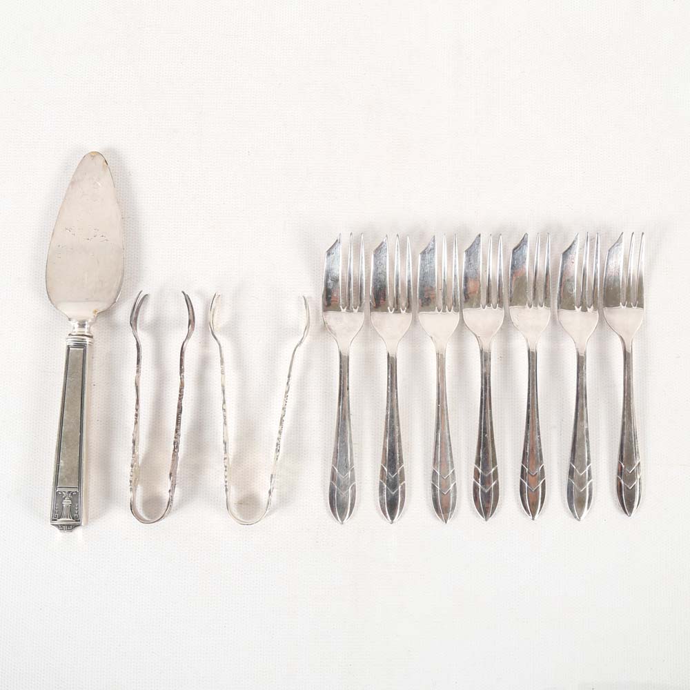 Plated Silver Dessert Flatware