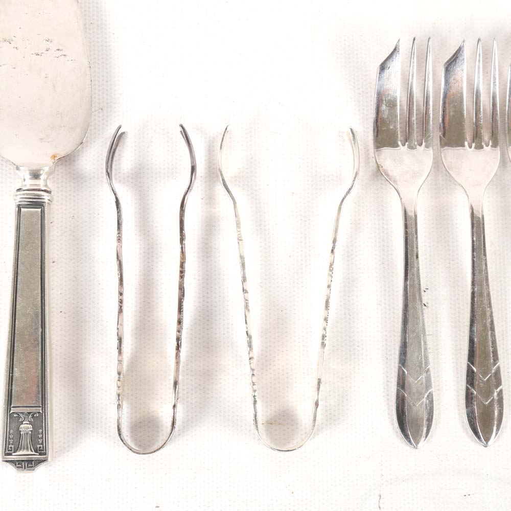 Plated Silver Dessert Flatware