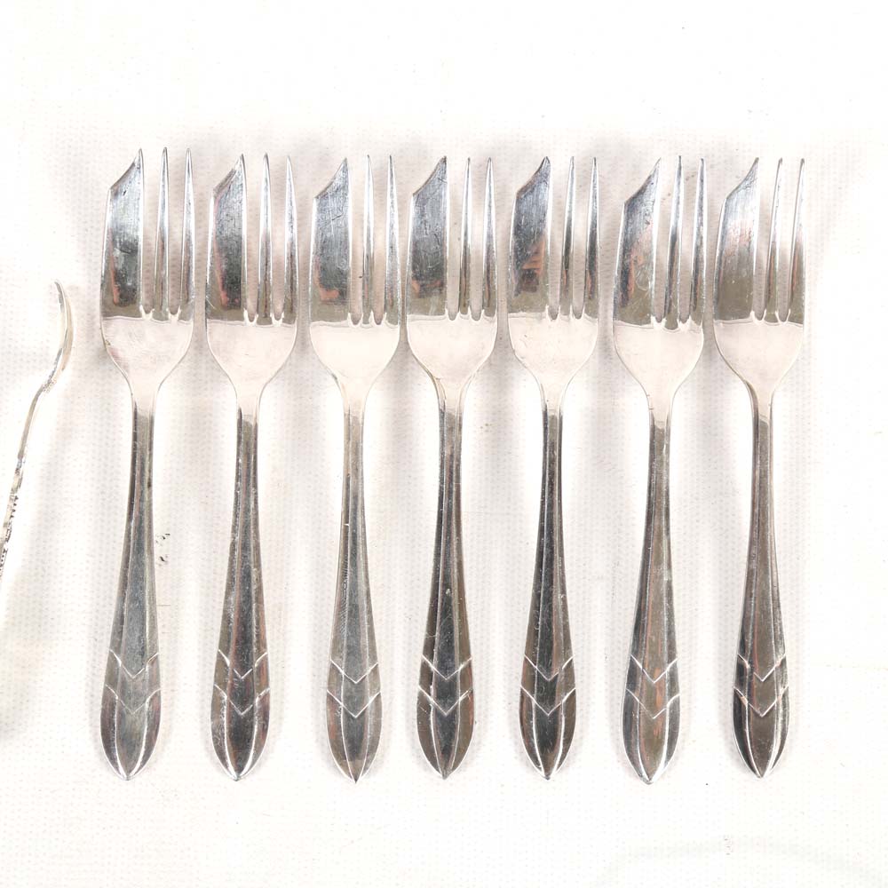 Plated Silver Dessert Flatware