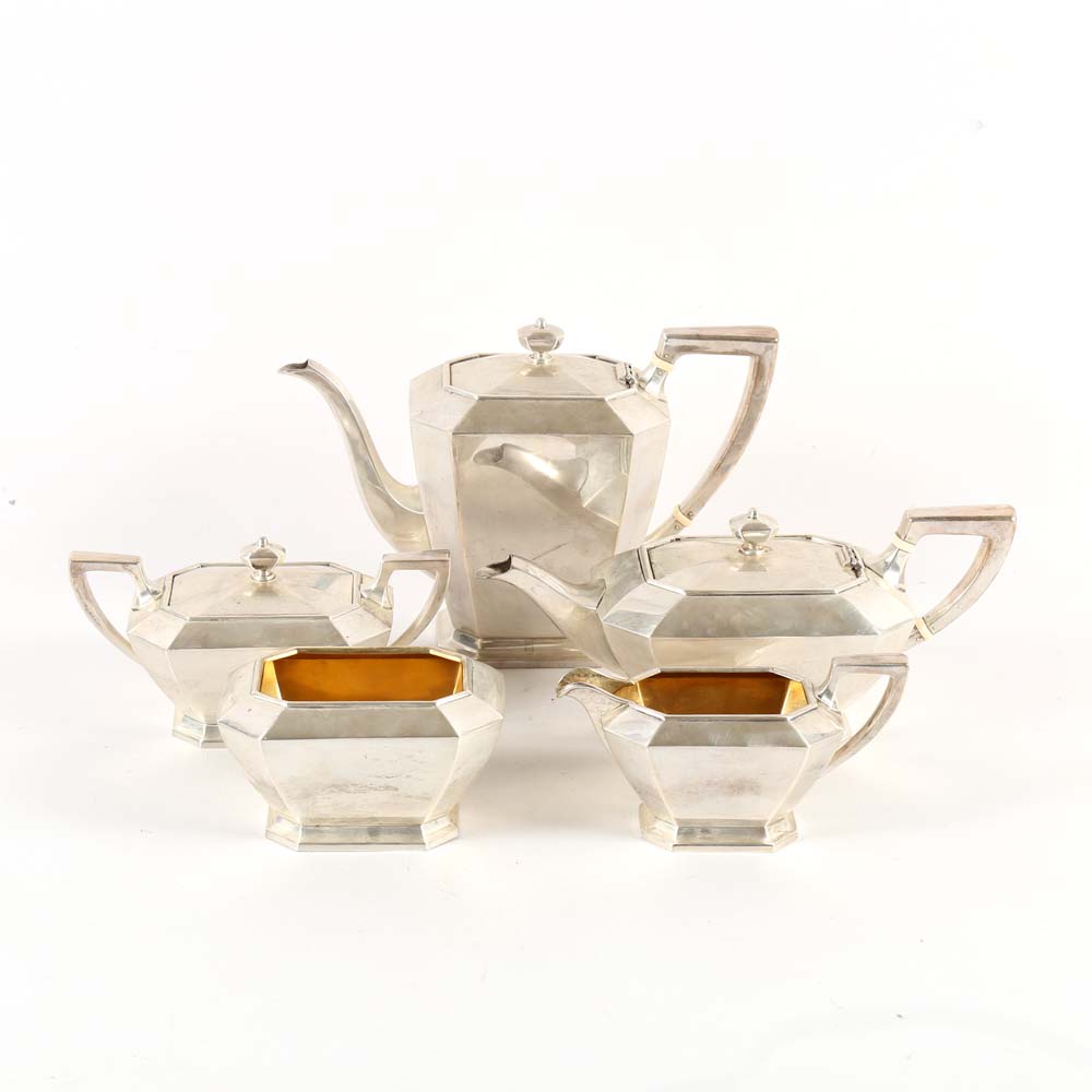 Gorham "Fairfax" Sterling Silver Tea and Coffee Service