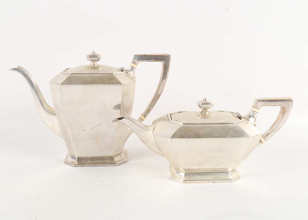Gorham "Fairfax" Sterling Silver Tea and Coffee Service
