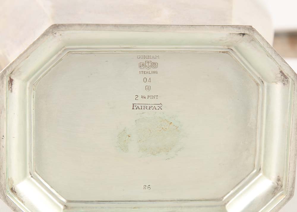 Gorham "Fairfax" Sterling Silver Tea and Coffee Service