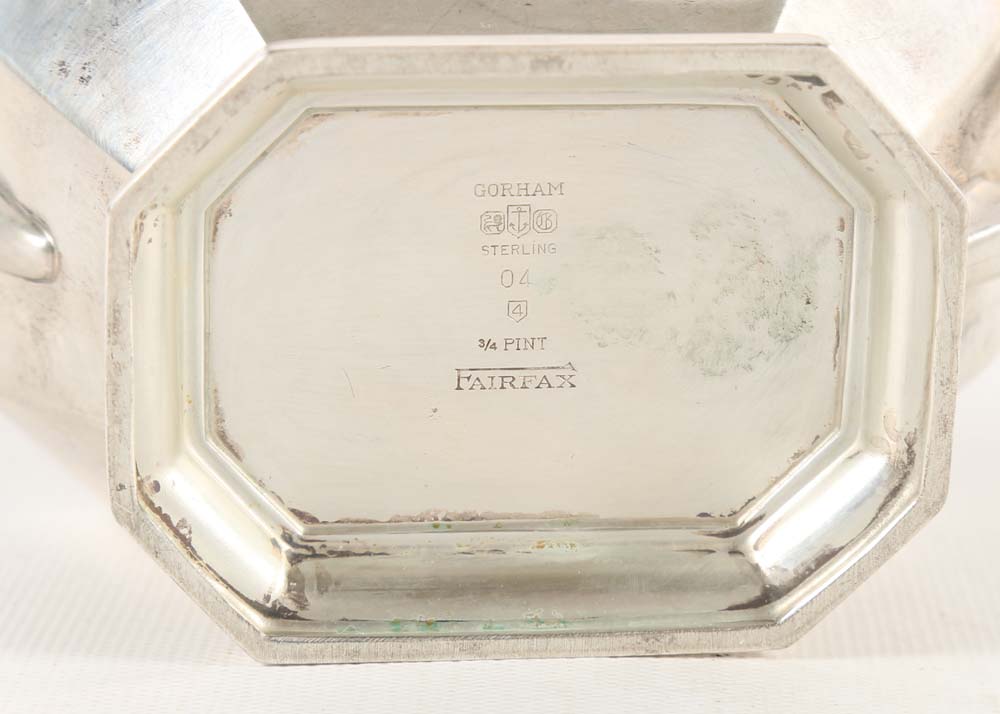 Gorham "Fairfax" Sterling Silver Tea and Coffee Service