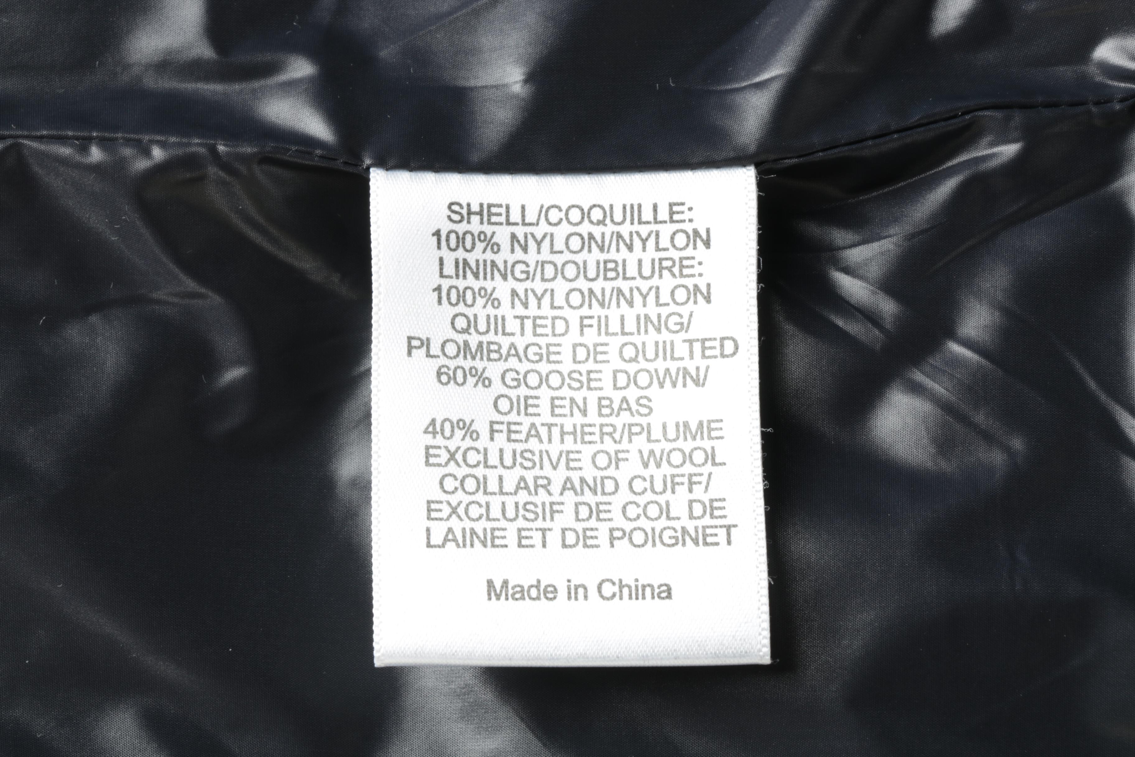 Tory Burch Designer Navy Blue Quilted Bubble Coat