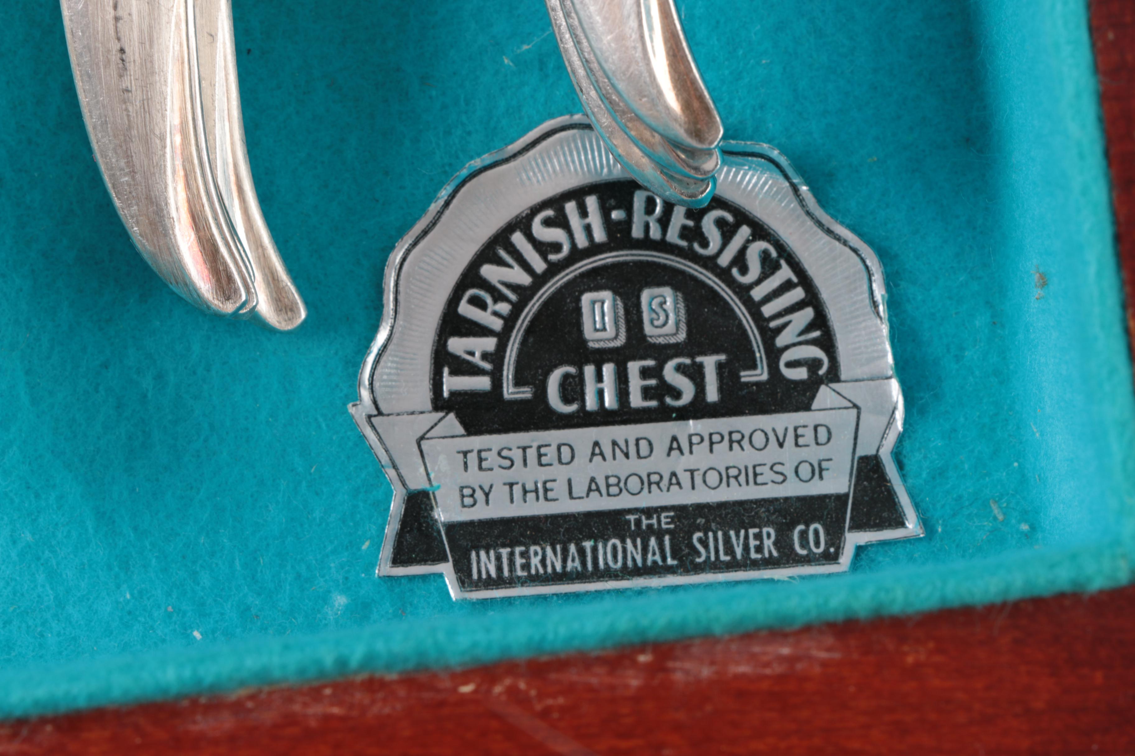 Rogers Bros. "Flair" Silver Plated Flatware Set