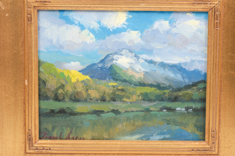 Joseph Aaron Oil Painting on Board "A Tioga Pass Lake"
