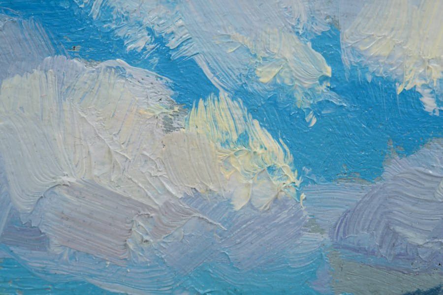 Joseph Aaron Oil Painting on Board "A Tioga Pass Lake"
