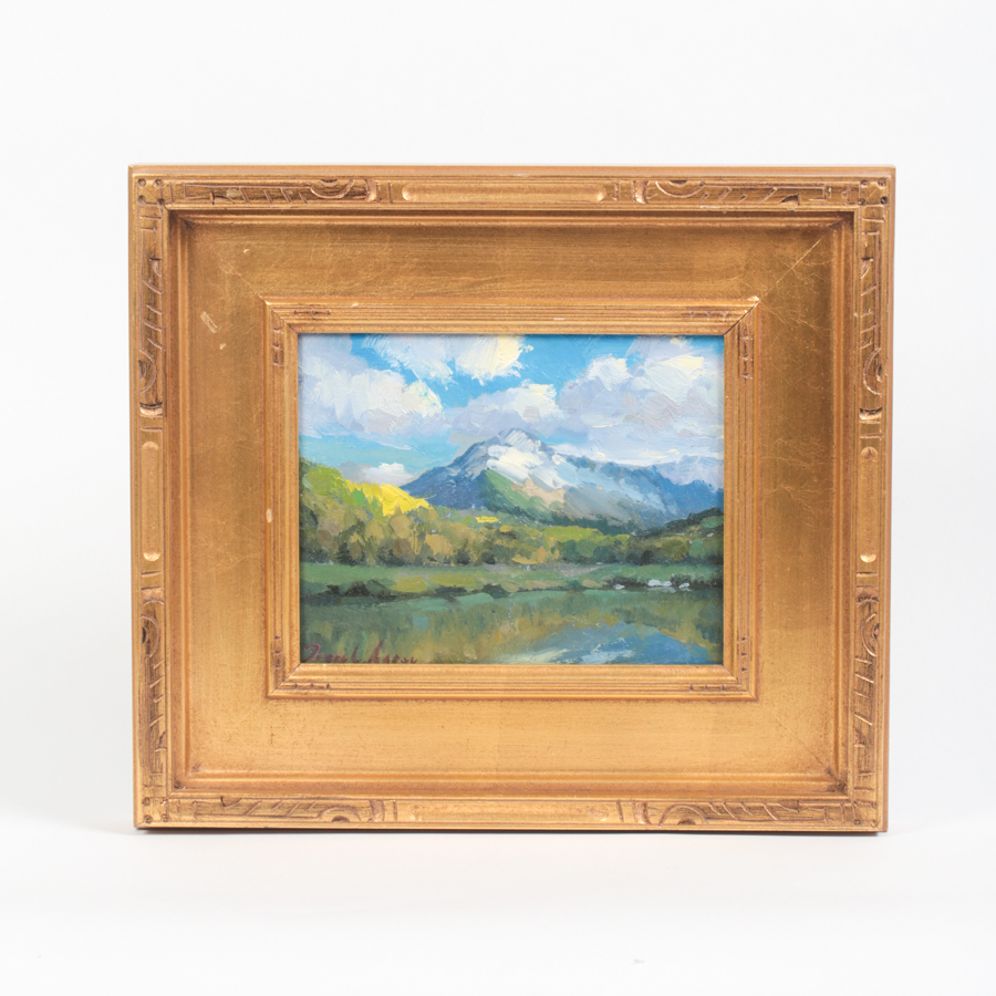 Joseph Aaron Oil Painting on Board "A Tioga Pass Lake"