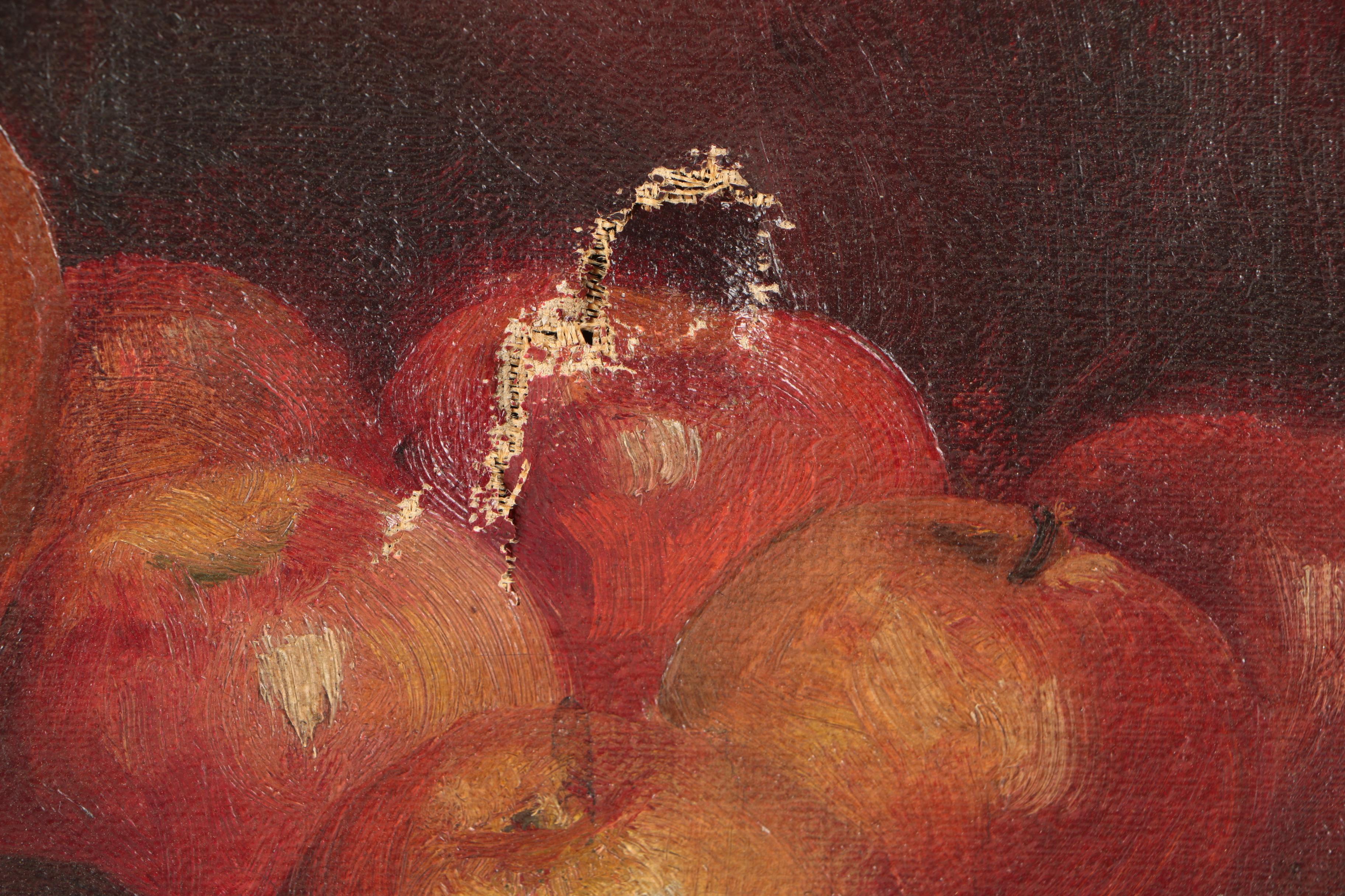 Oil Painting on Canvas Still Life with Apples