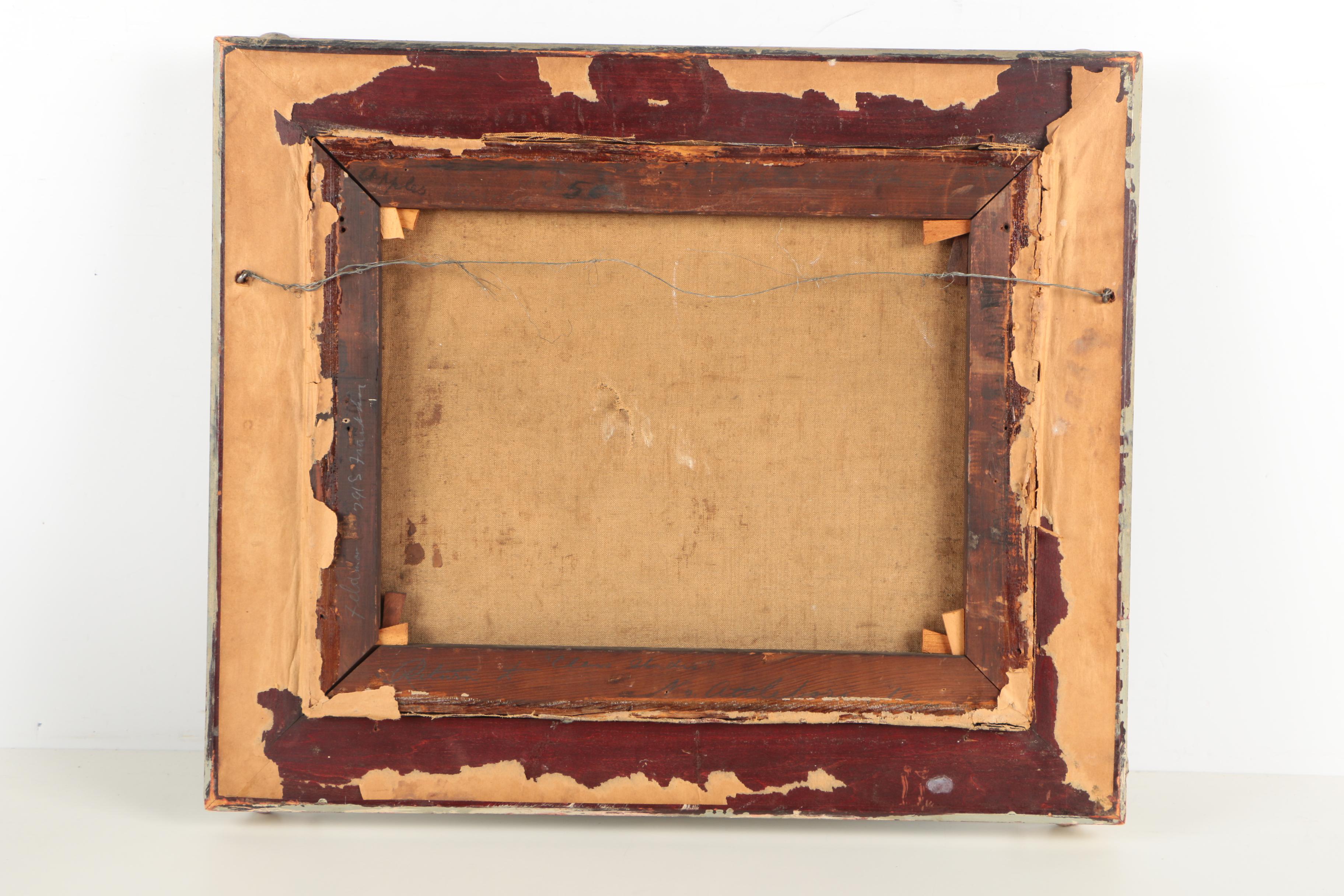 Oil Painting on Canvas Still Life with Apples