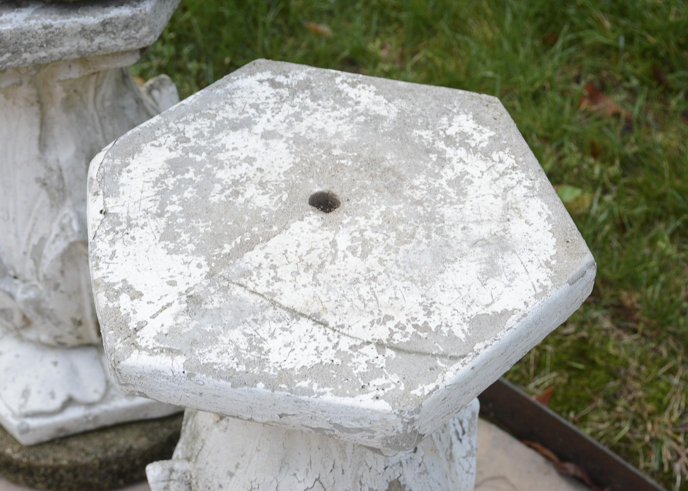 Pair of Cement Pedestals