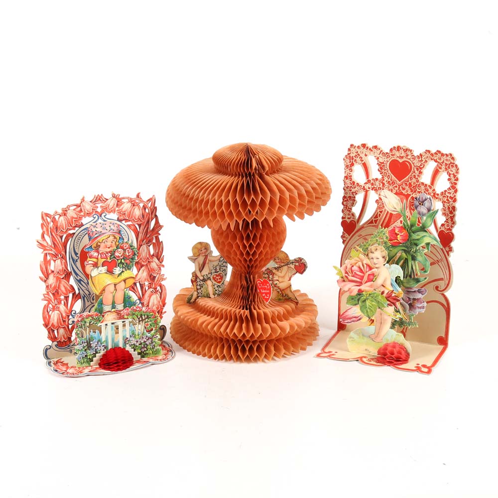 Circa 1930s Ornate Valentines