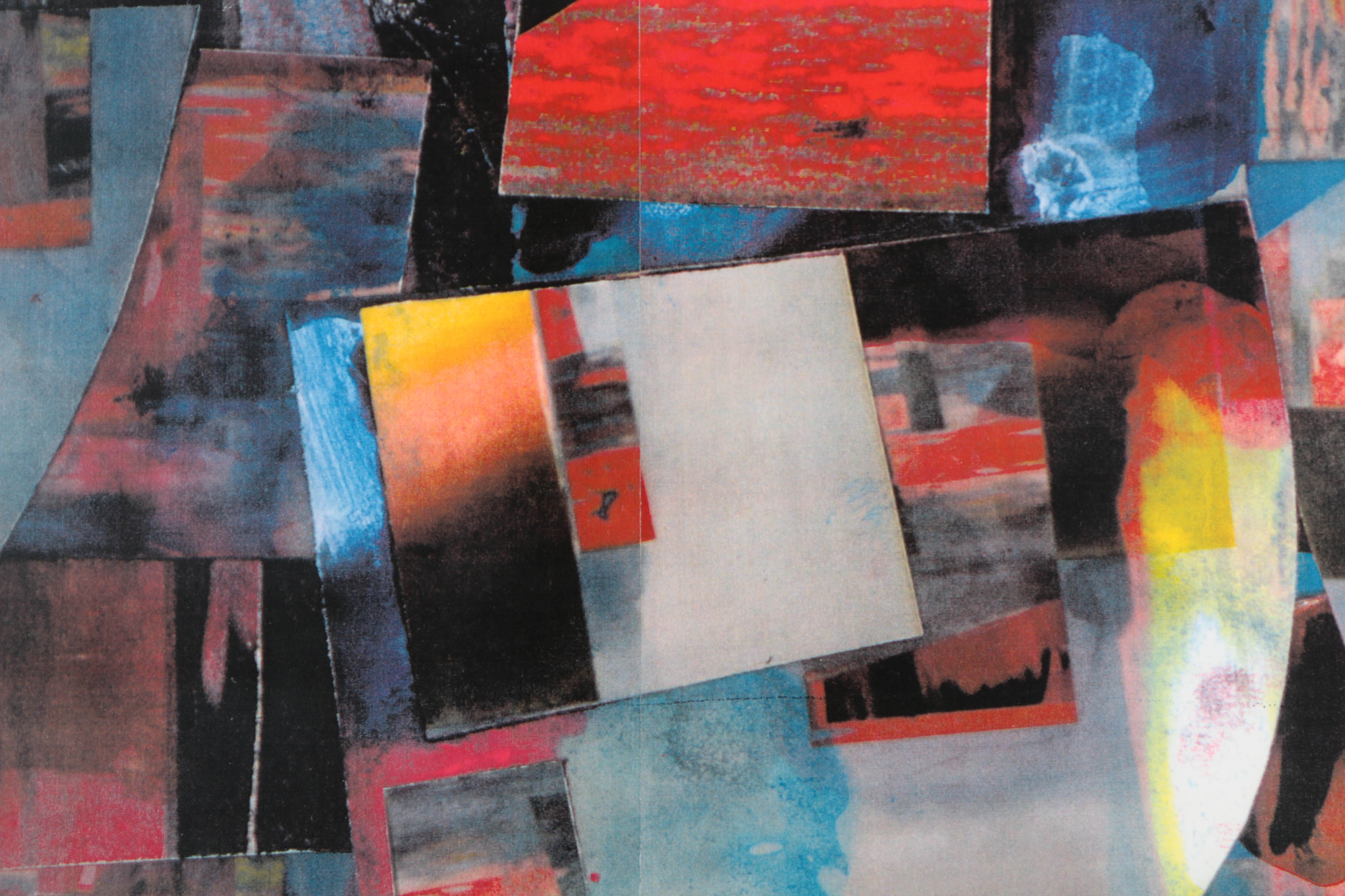 Don Werner Digital Photo Collage on Paper of an Abstract