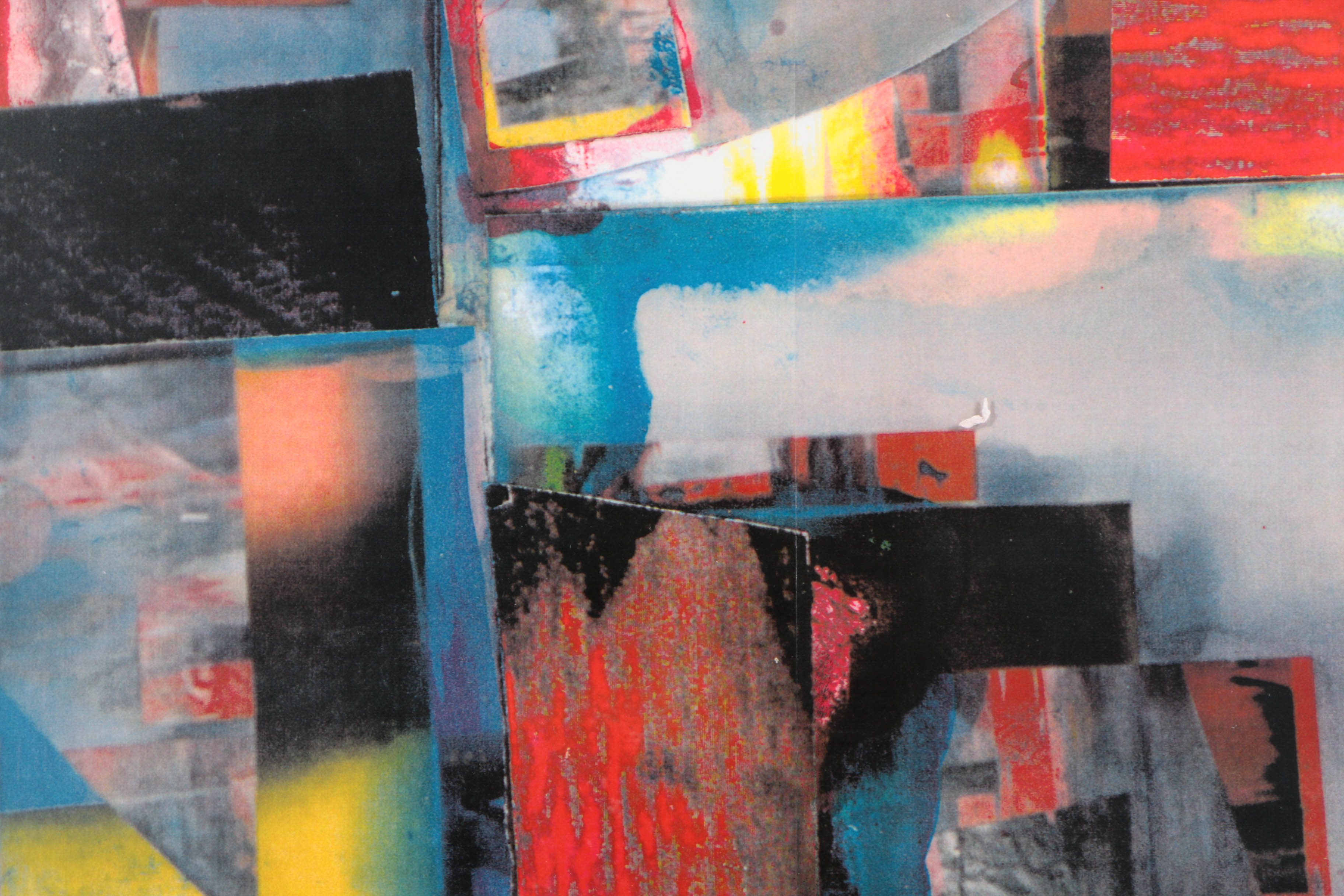 Don Werner Digital Photo Collage on Paper of an Abstract