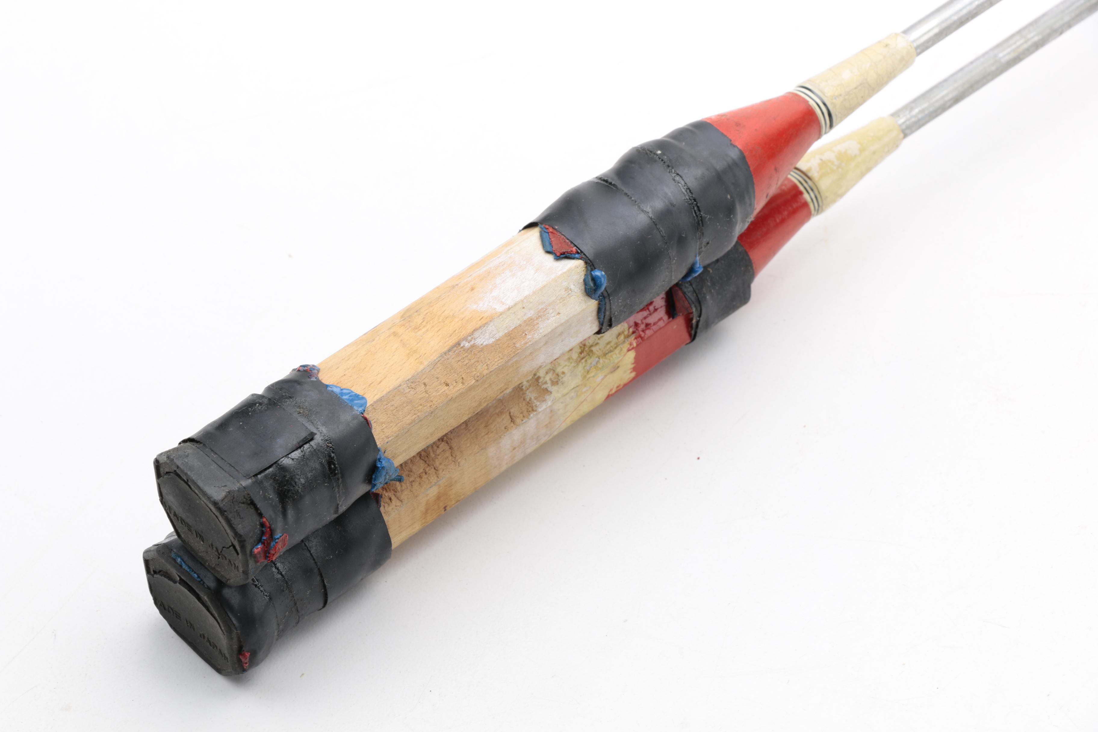 Set of Vintage Dinamo Model Badminton Rackets