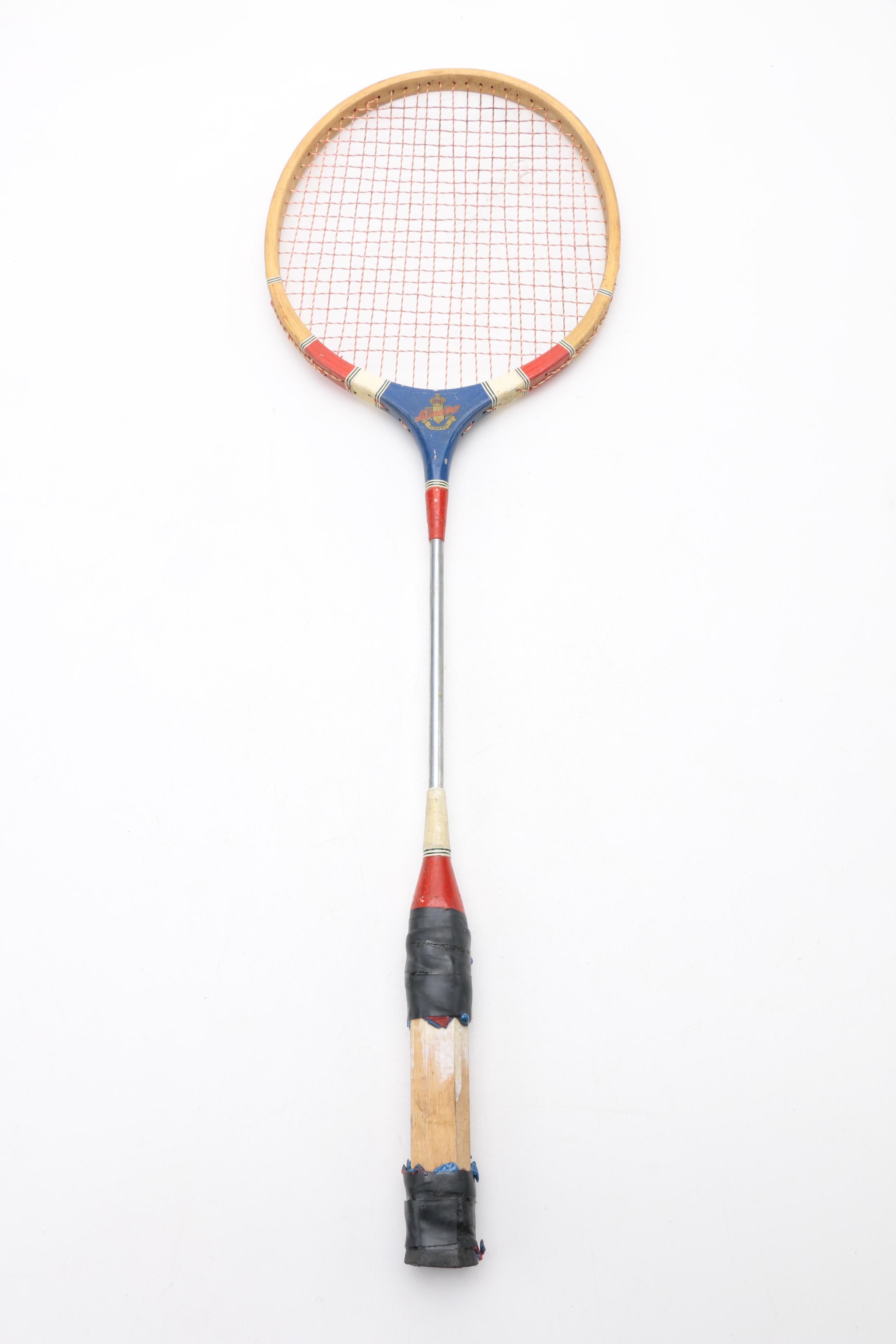 Set of Vintage Dinamo Model Badminton Rackets