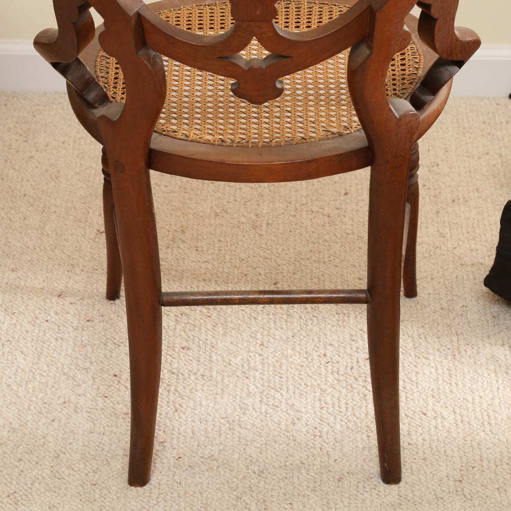 Antique Victorian Round Back Chair