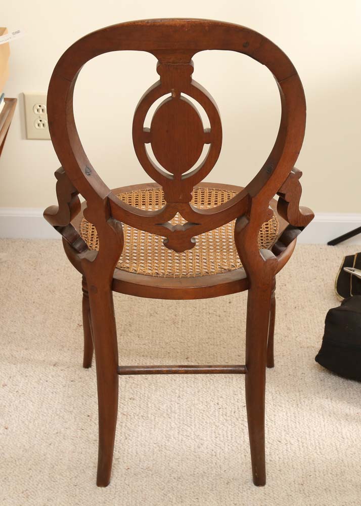 Antique Victorian Round Back Chair
