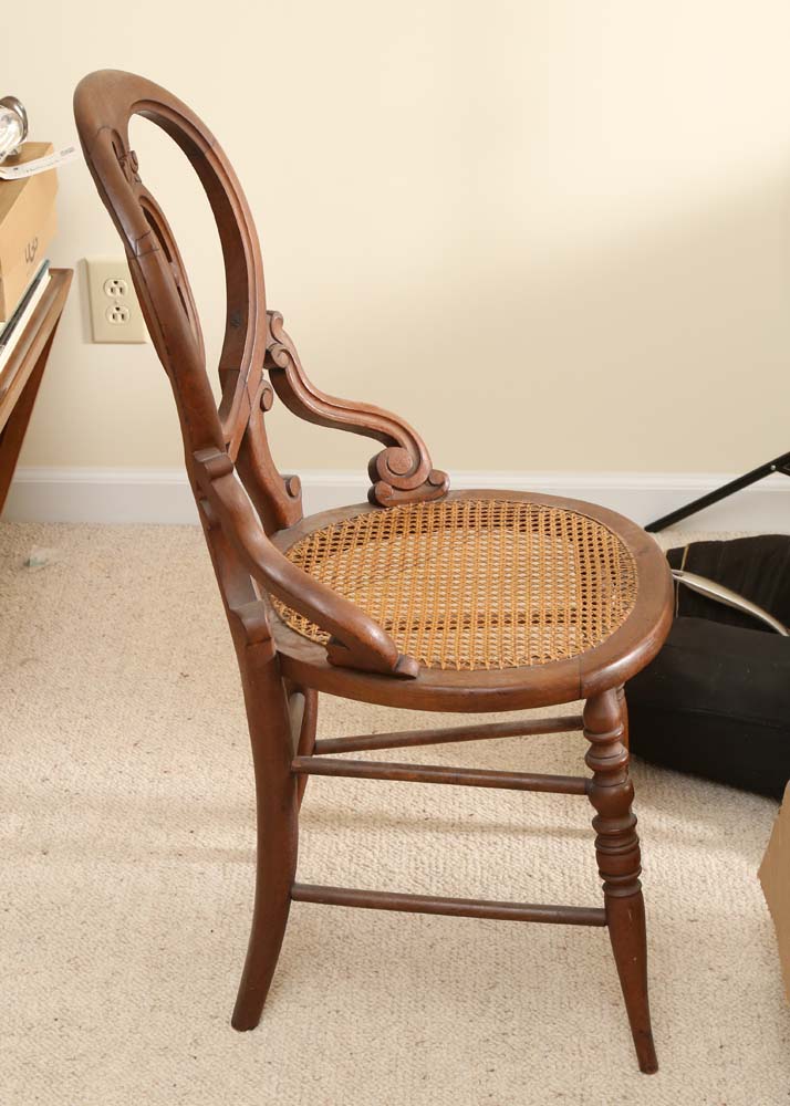 Antique Victorian Round Back Chair