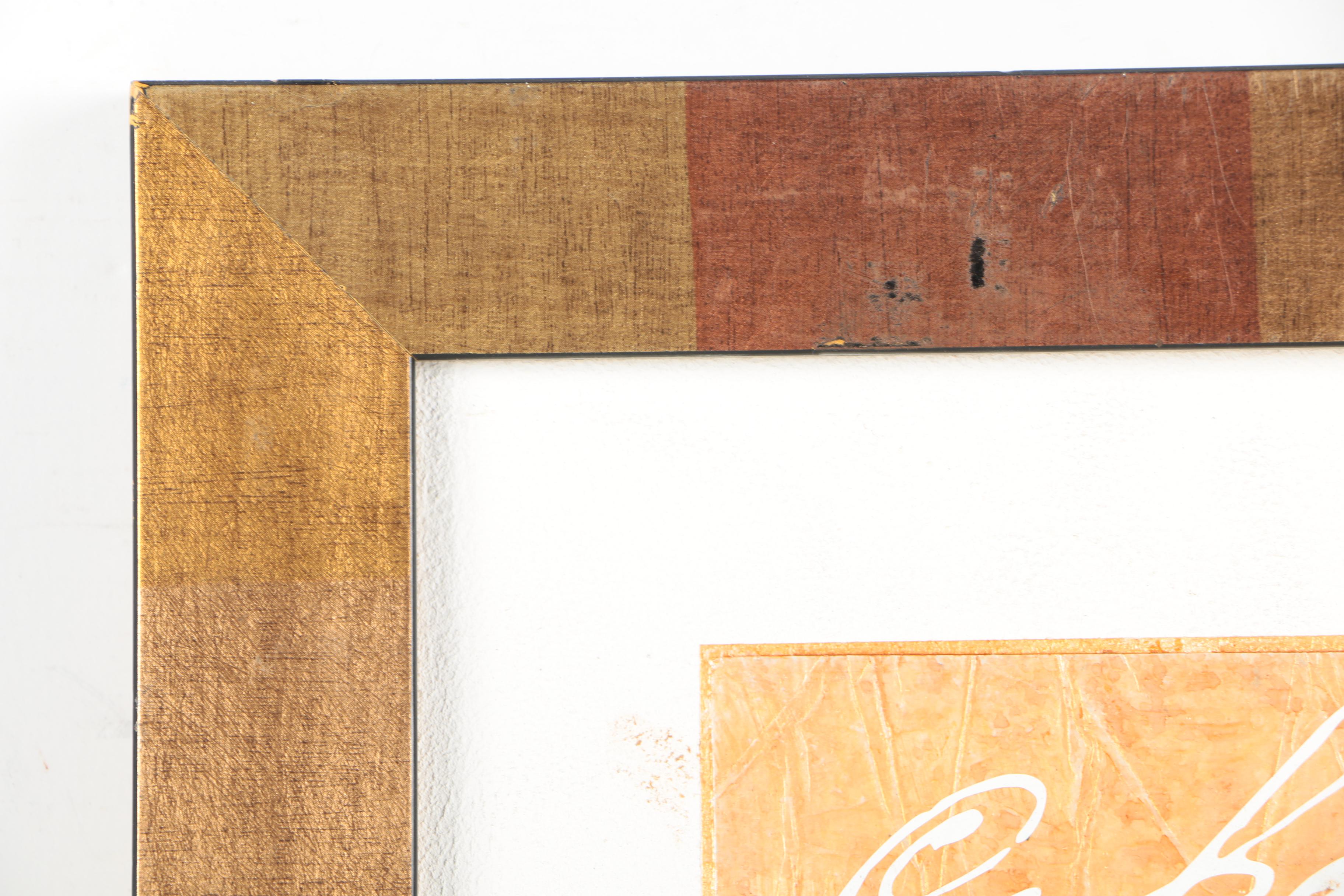 Ajtai Tamás Mixed Media Collage "Tapasztalat No. 12"