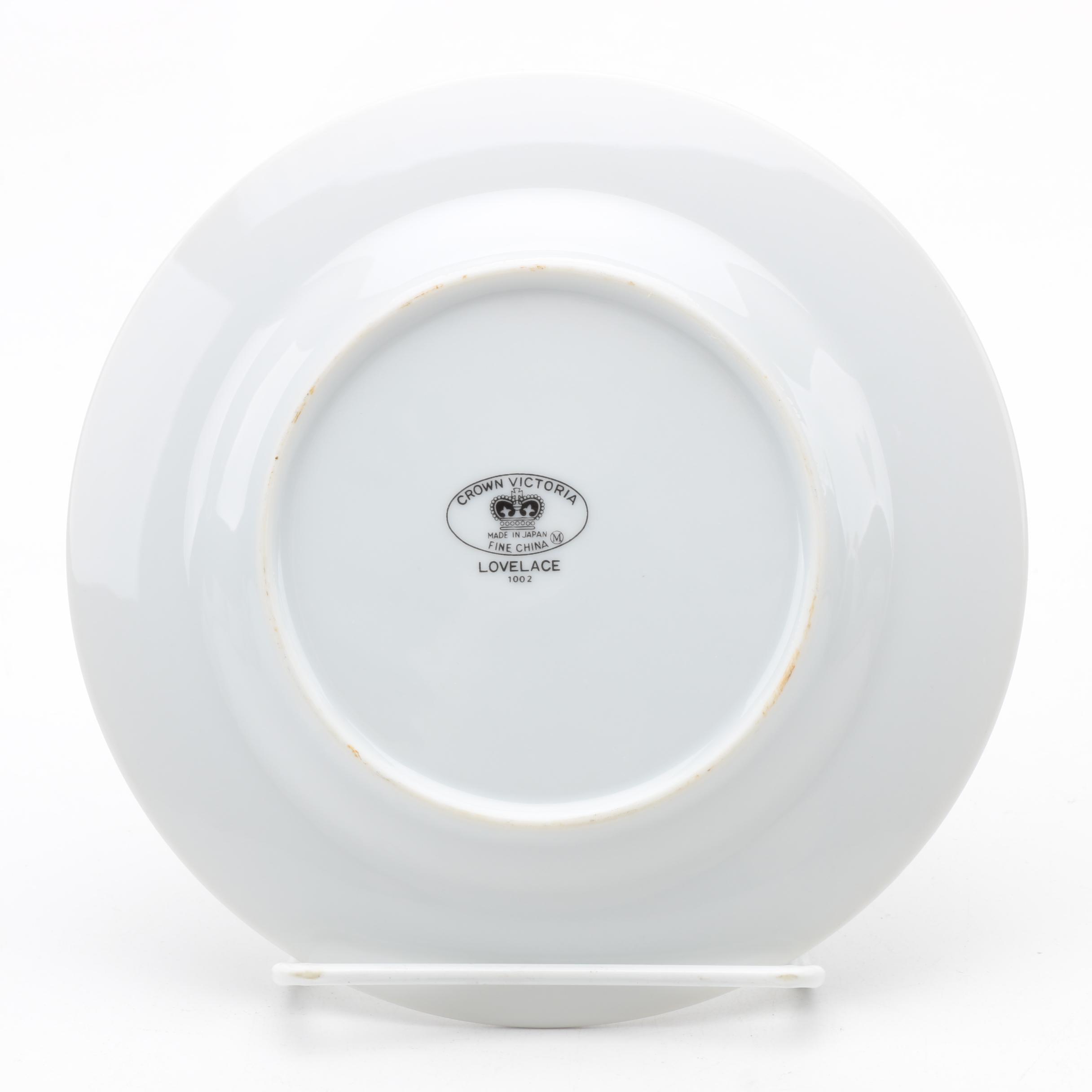 Crown Victoria "Lovelace" Tableware