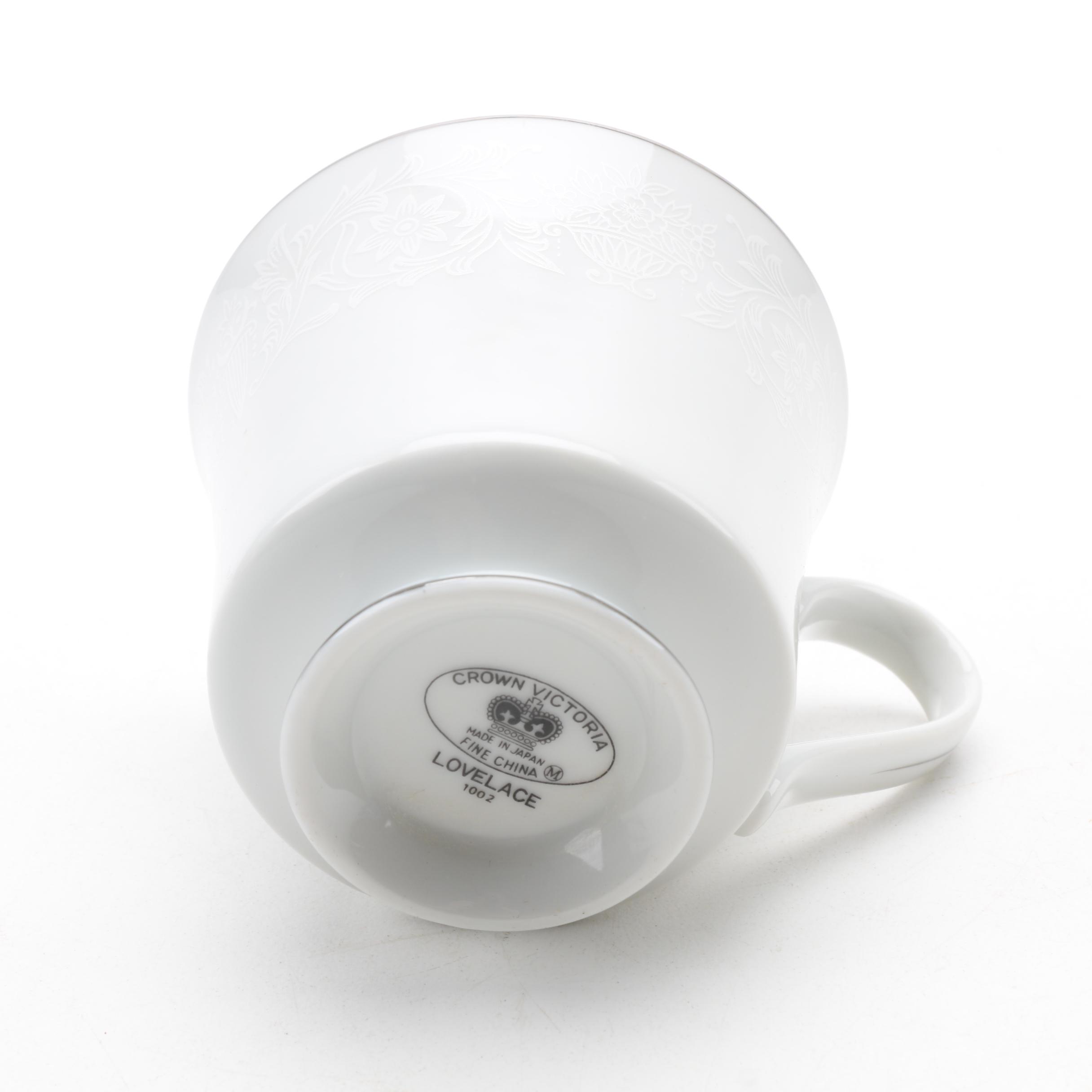 Crown Victoria "Lovelace" Tableware