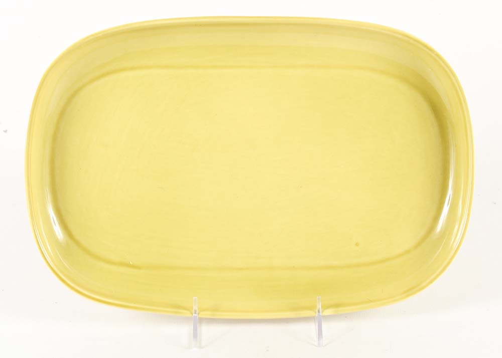 Russel Wright "American Modern Chartreuse"  by Steubenville Serving Pieces