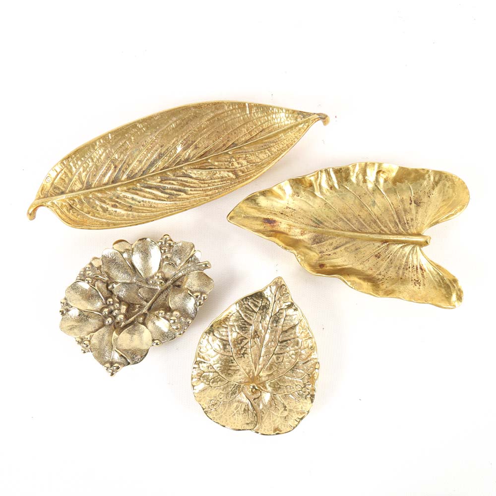 Robert J. Hansen for Virginia Metalcrafters Brass Dishes