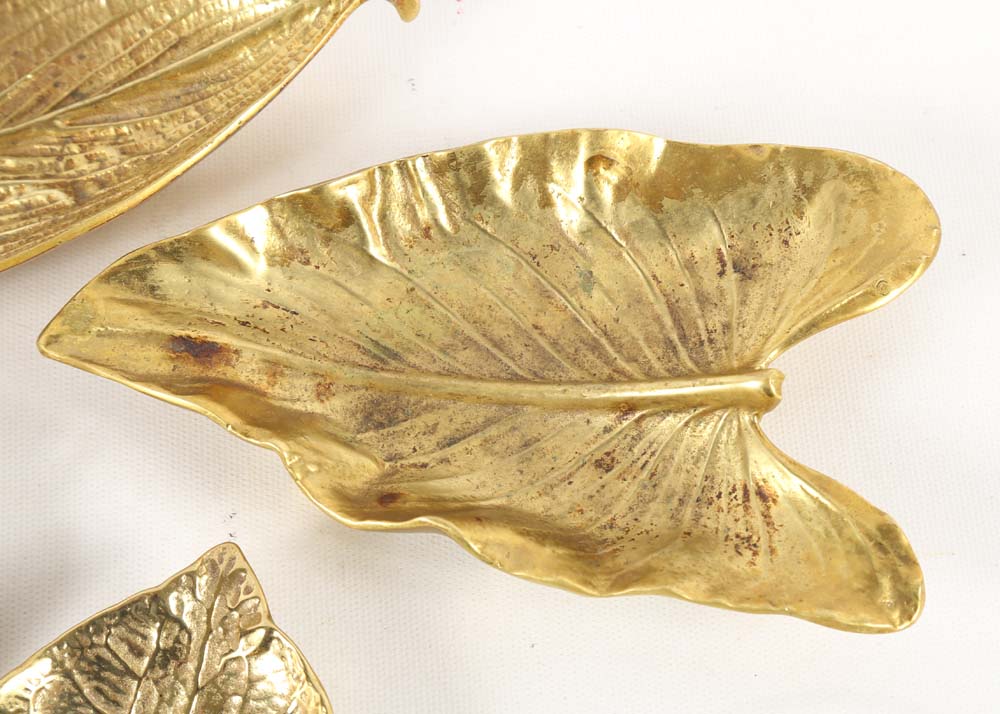 Robert J. Hansen for Virginia Metalcrafters Brass Dishes