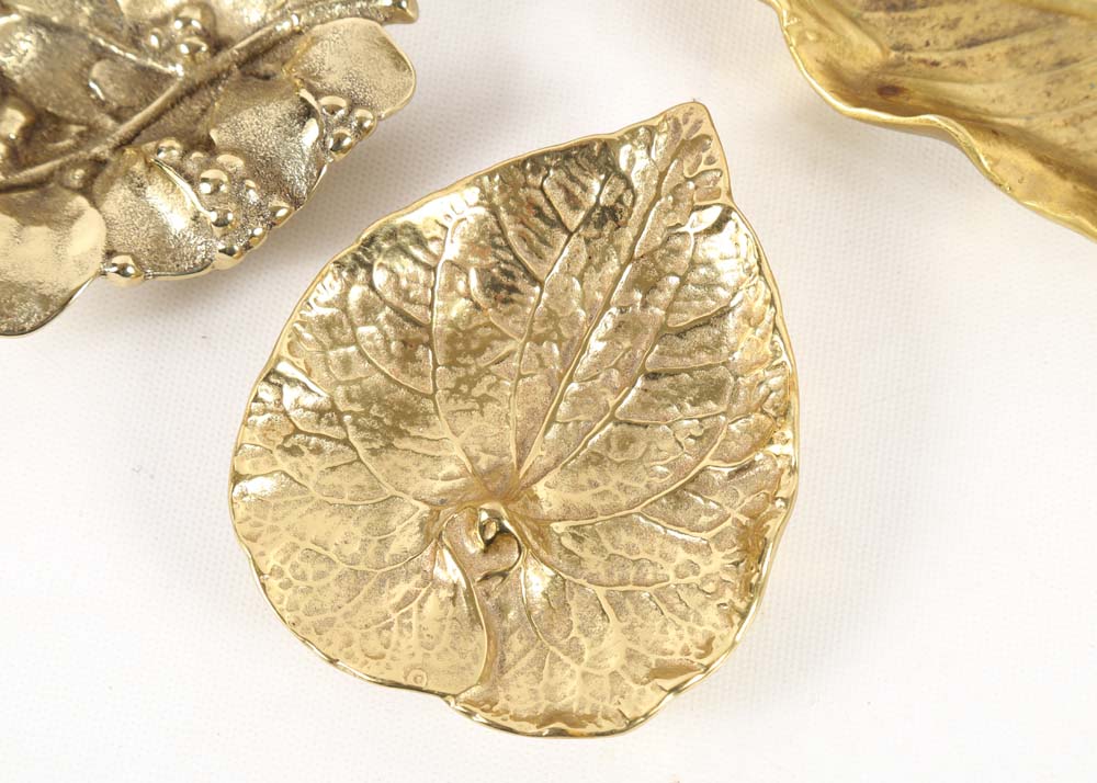 Robert J. Hansen for Virginia Metalcrafters Brass Dishes