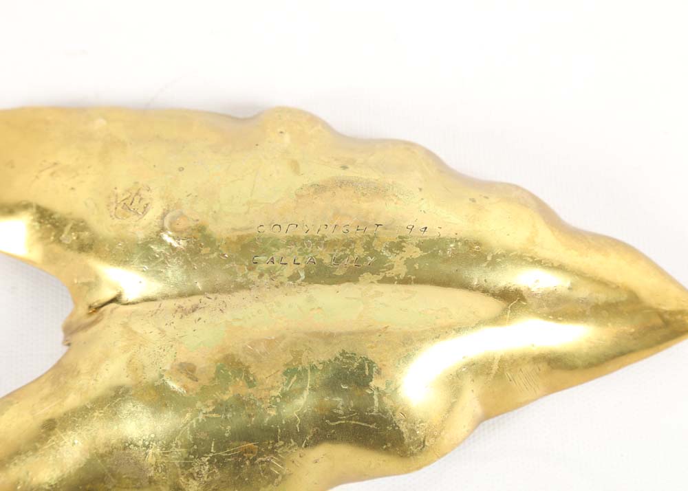 Robert J. Hansen for Virginia Metalcrafters Brass Dishes