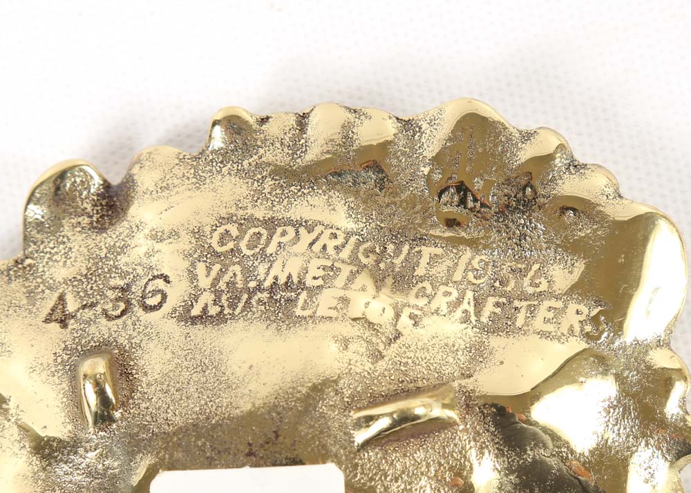 Robert J. Hansen for Virginia Metalcrafters Brass Dishes