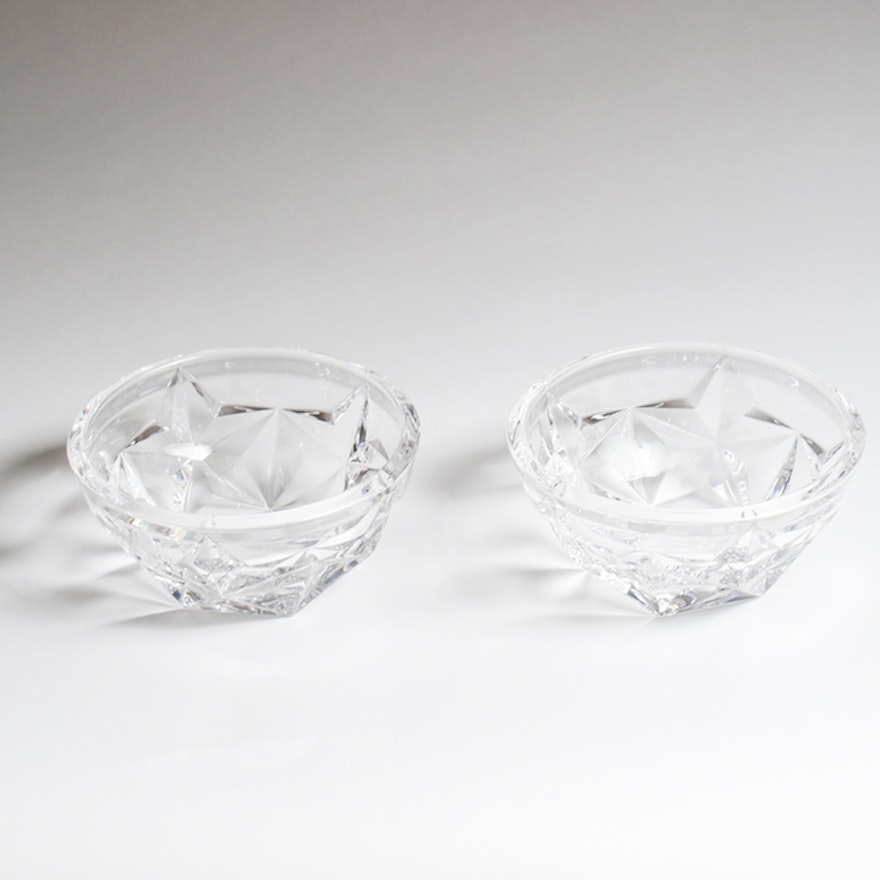 Tiffany & Co. "Star" Crystal Bowls