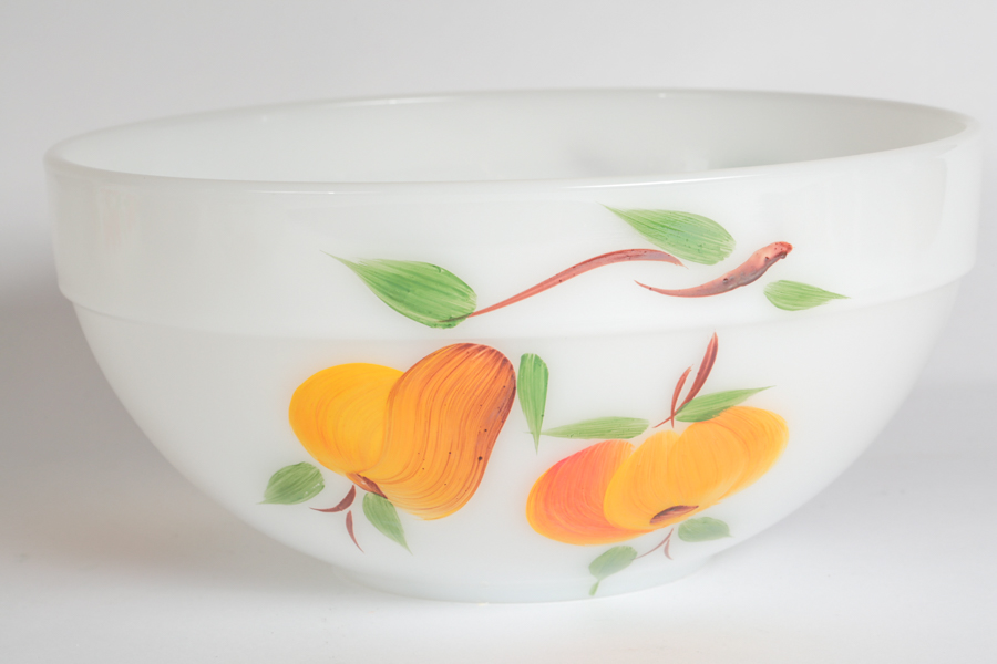 Fire-King "Fruit" Nesting Bowls and Kobë Kitchen Storage Containers