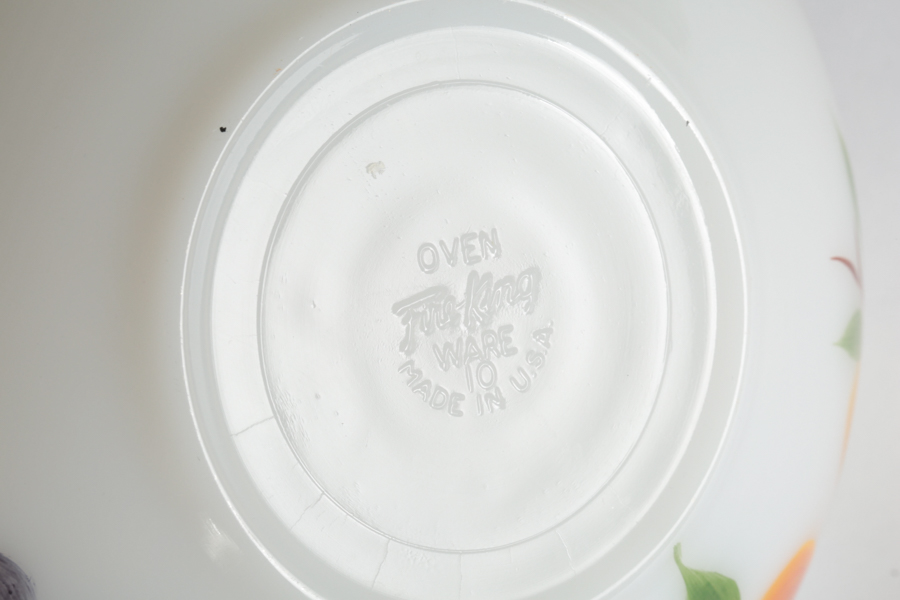 Fire-King "Fruit" Nesting Bowls and Kobë Kitchen Storage Containers