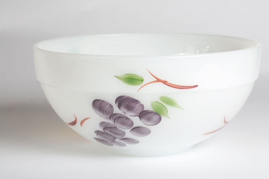 Fire-King "Fruit" Nesting Bowls and Kobë Kitchen Storage Containers