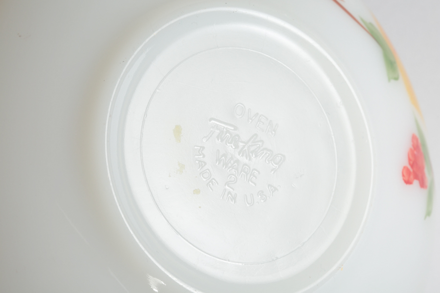 Fire-King "Fruit" Nesting Bowls and Kobë Kitchen Storage Containers