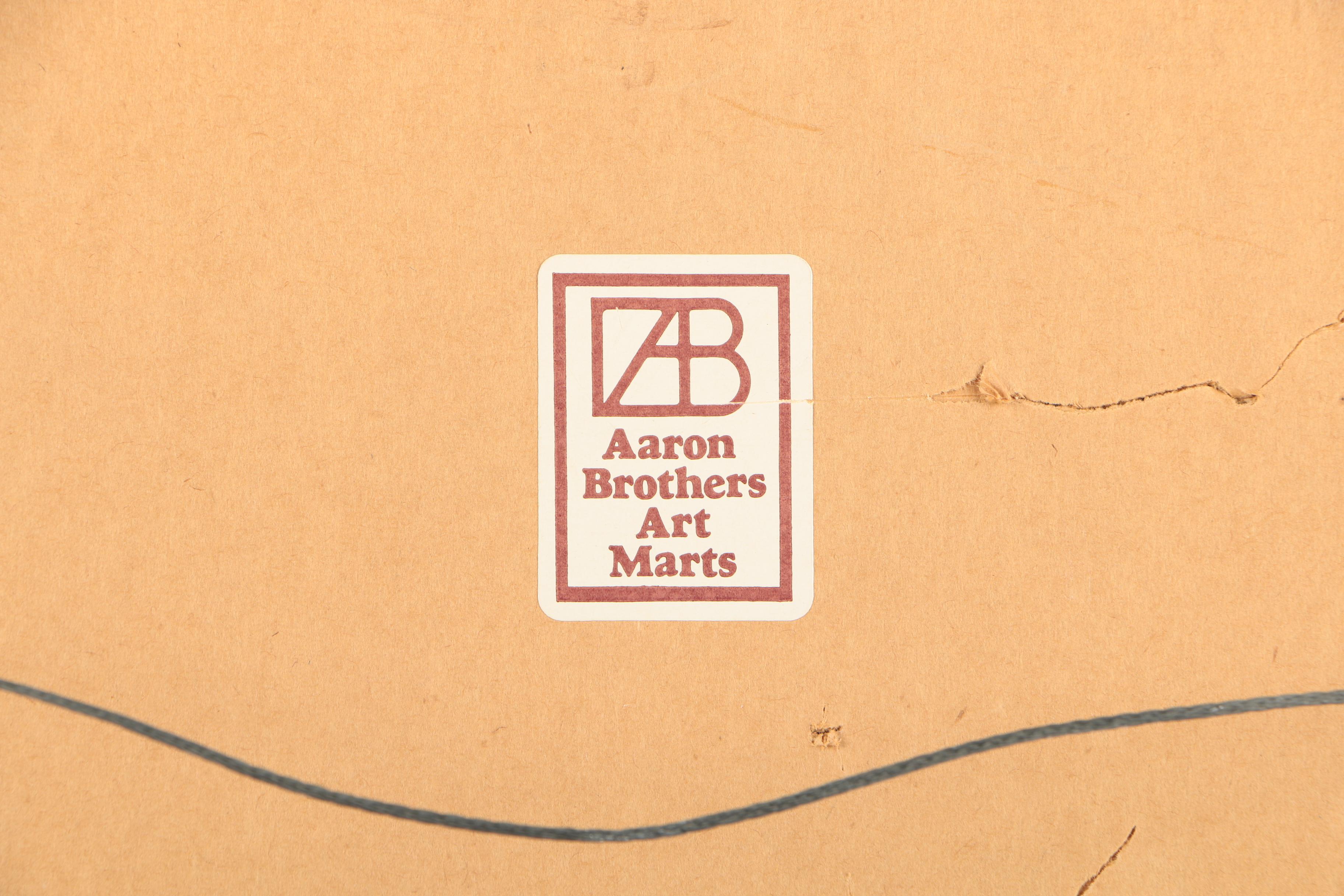 Simon Samsonian Watercolor and Gouache Painting of Figures