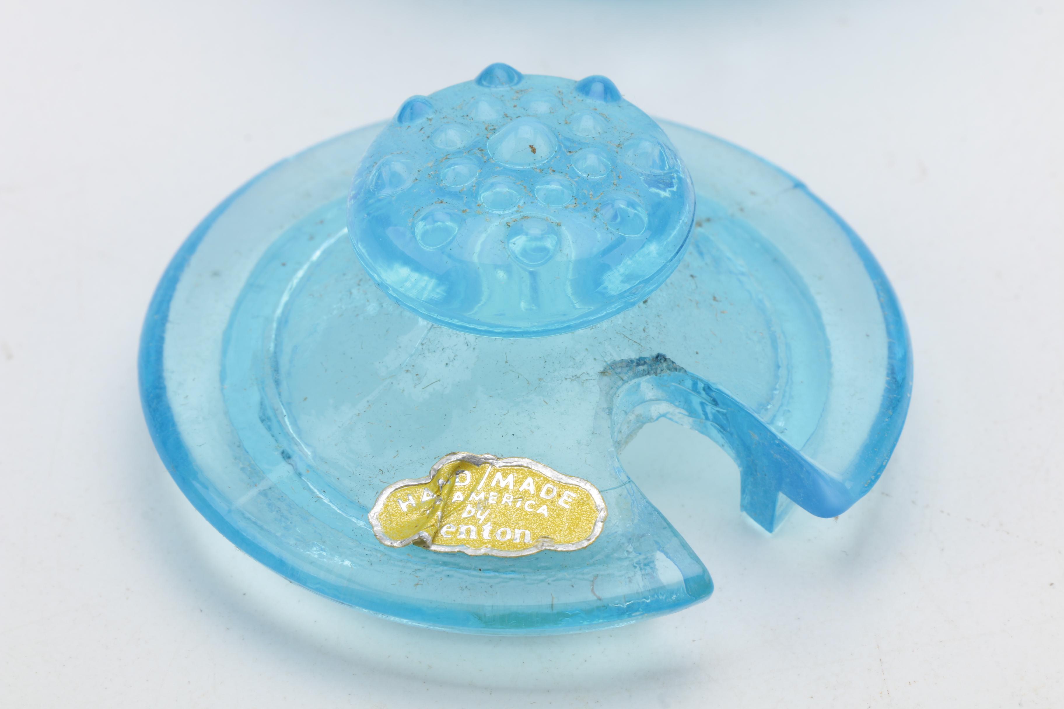 Fenton "Hobnail" Blue Opalescent Glassware