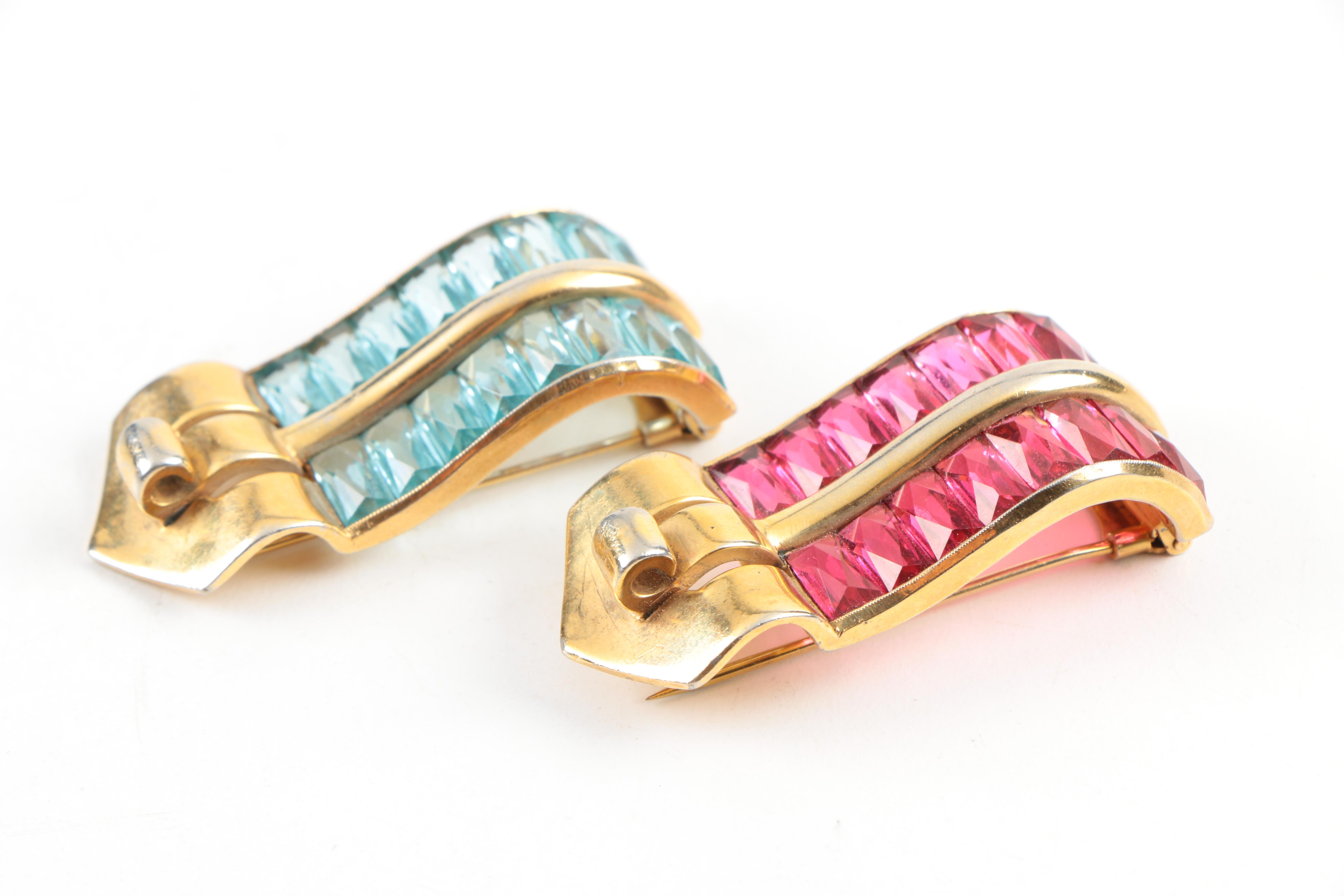 Vintage Fur Clips Including Jakob Bengel Shoe Clip