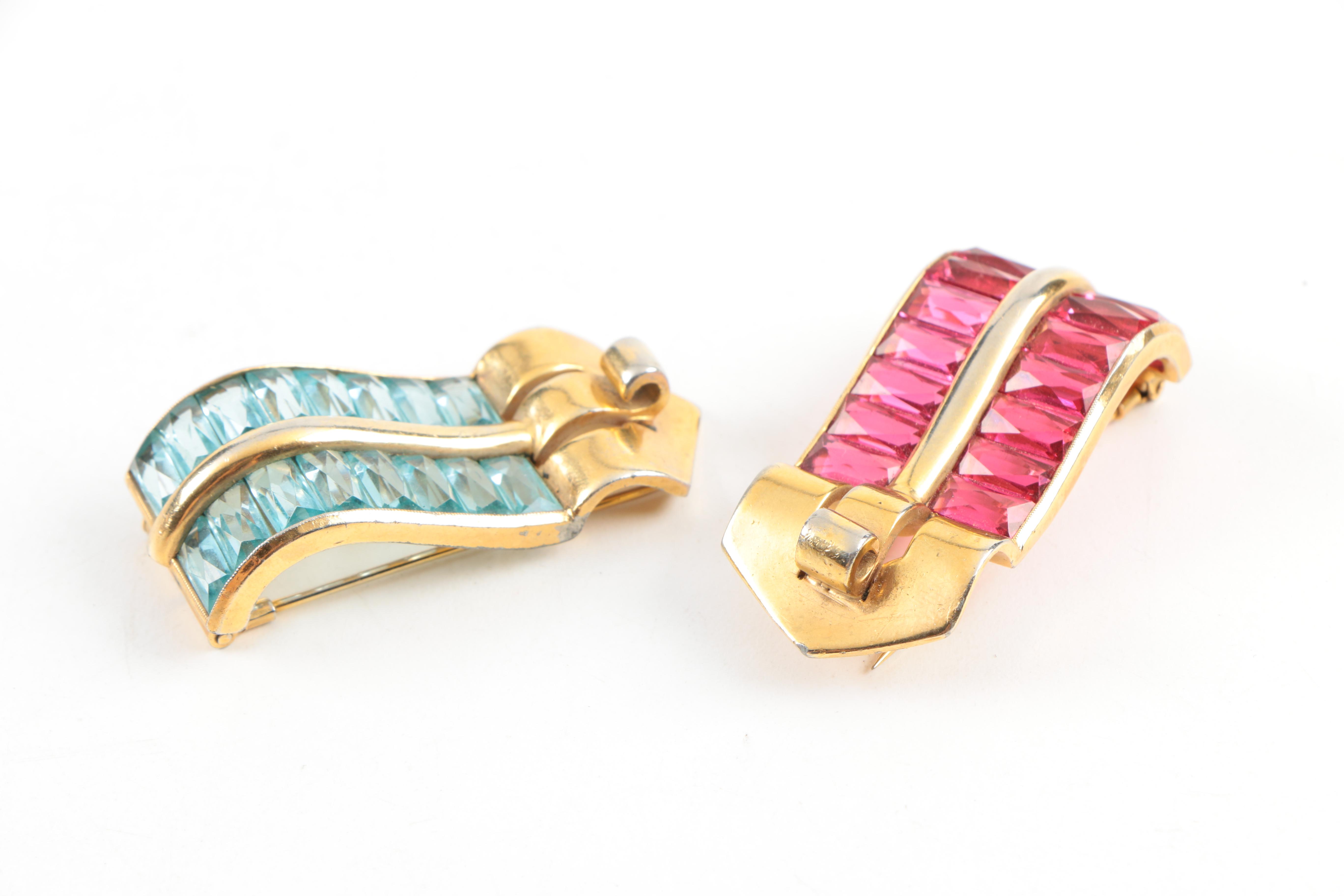 Vintage Fur Clips Including Jakob Bengel Shoe Clip