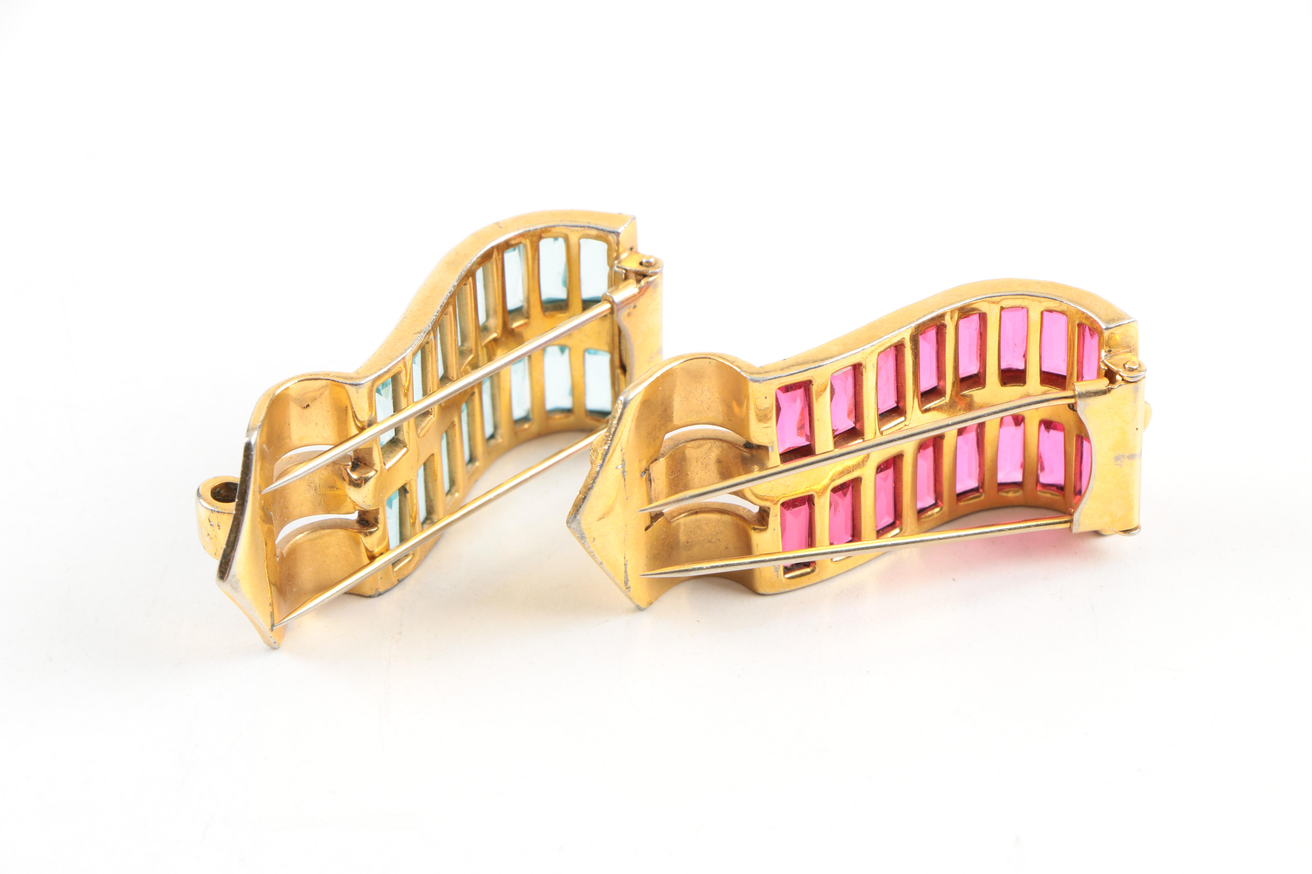 Vintage Fur Clips Including Jakob Bengel Shoe Clip