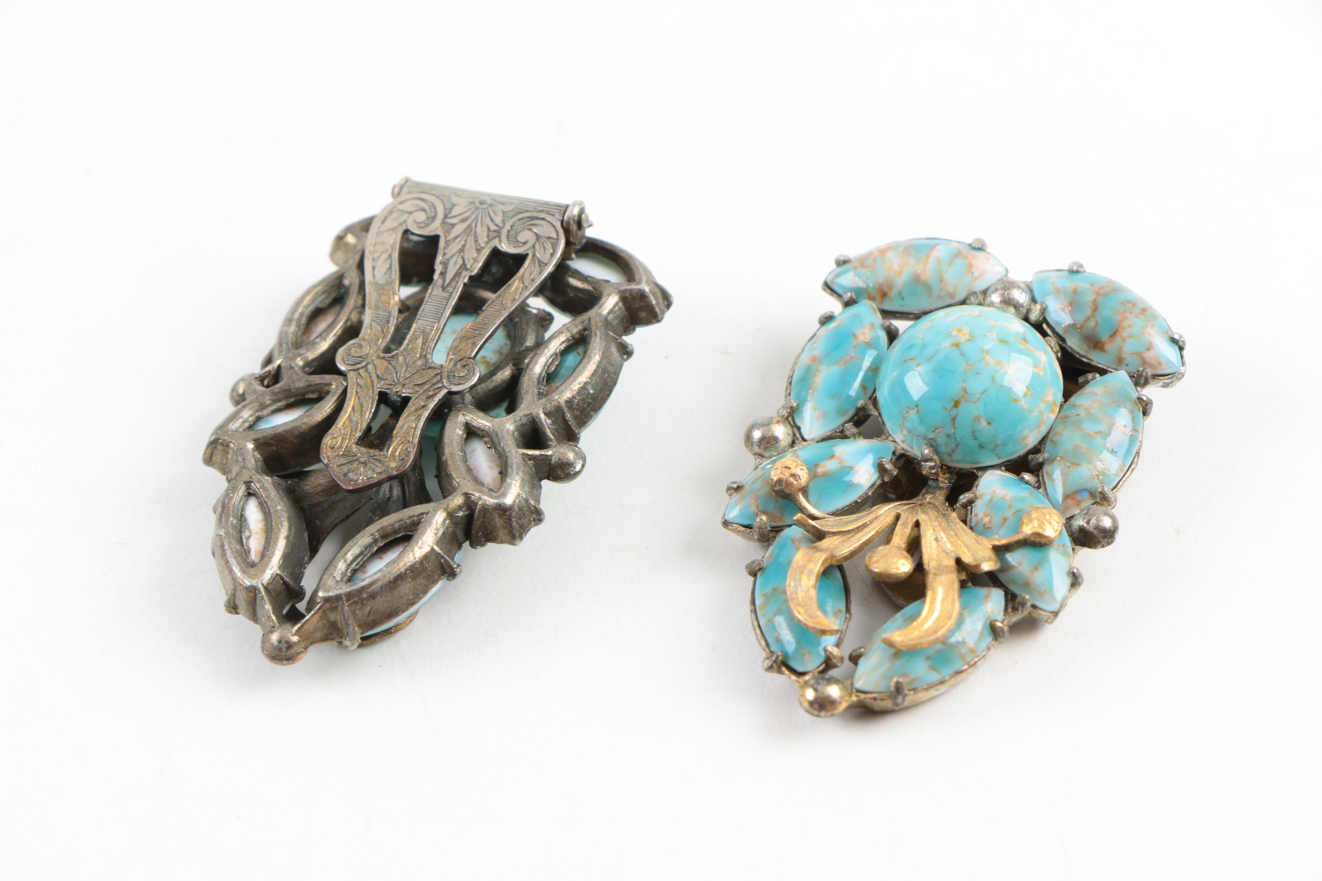 Vintage Fur Clips Including Jakob Bengel Shoe Clip